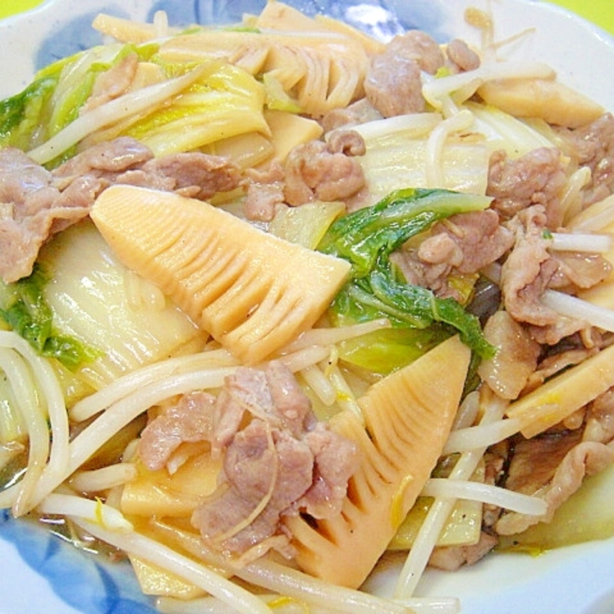 白菜と筍もやし豚肉の中華炒め煮 レシピ 作り方 By Mint74 楽天レシピ 白菜と筍もやし豚肉の中華炒め煮 レシピ 作り方 By Mint74 楽天レシピ
